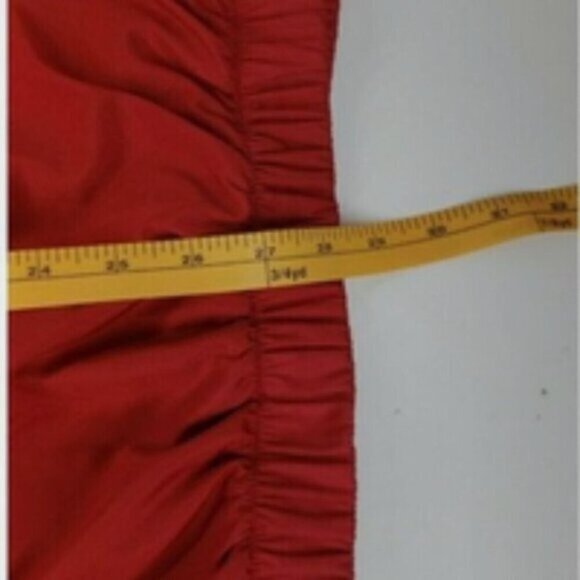 FootJoy Rain Windbreaker Pullover Golf Jacket Red Half Sleeve V Neck Size M Mens - Picture 13 of 14